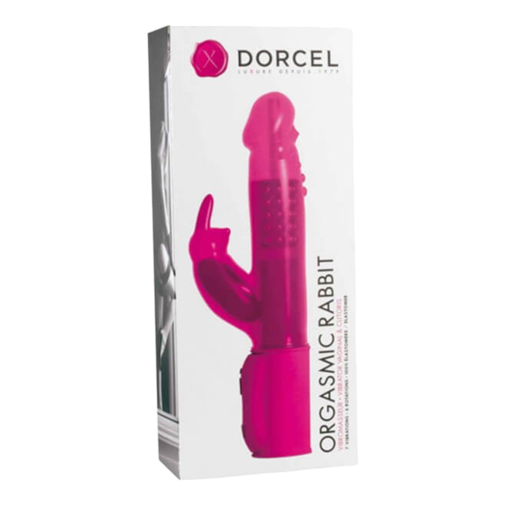 E-shop Dorcel Orgasmic Rabbit - vibrátor s rohom (ružový)
