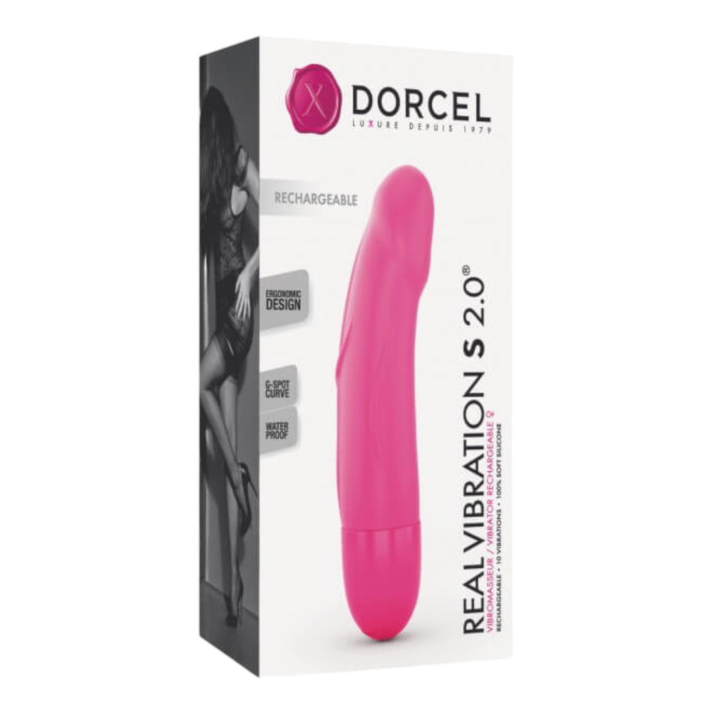 E-shop Dorcel Real Vibration S 2.0 - nabíjací vibrátor (ružový)