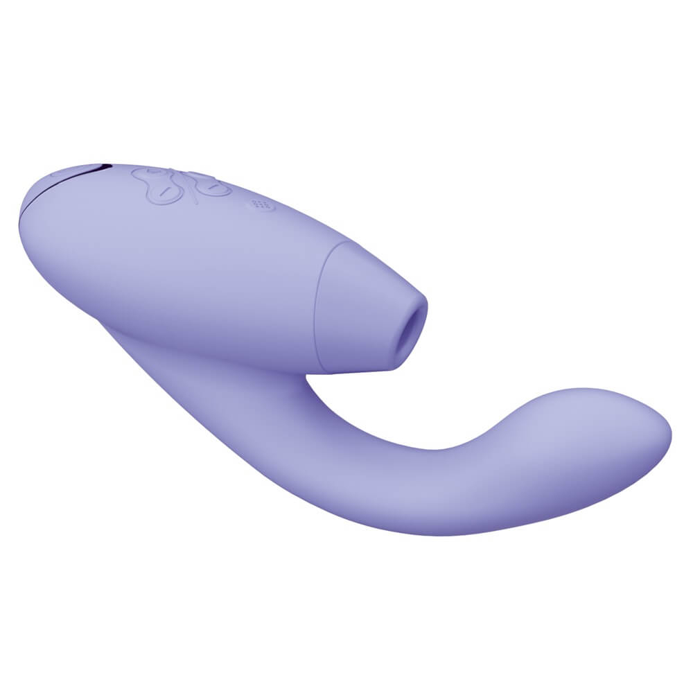 E-shop Womanizer Duo 2 - vodotesný vibrátor na bod G a stimulátor klitorisu (fialový)