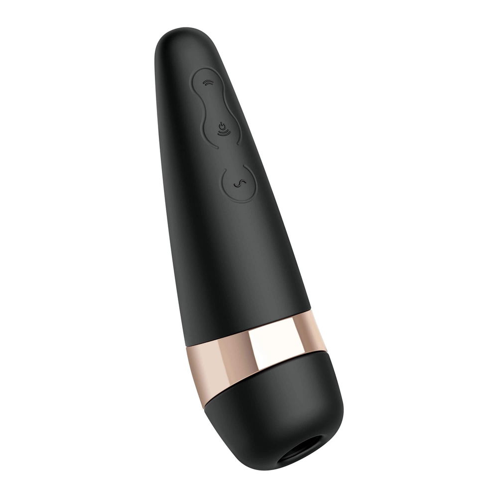E-shop Satisfyer Pro 3+ - nabíjací, vodotesný stimulátor na klitoris (čierny)