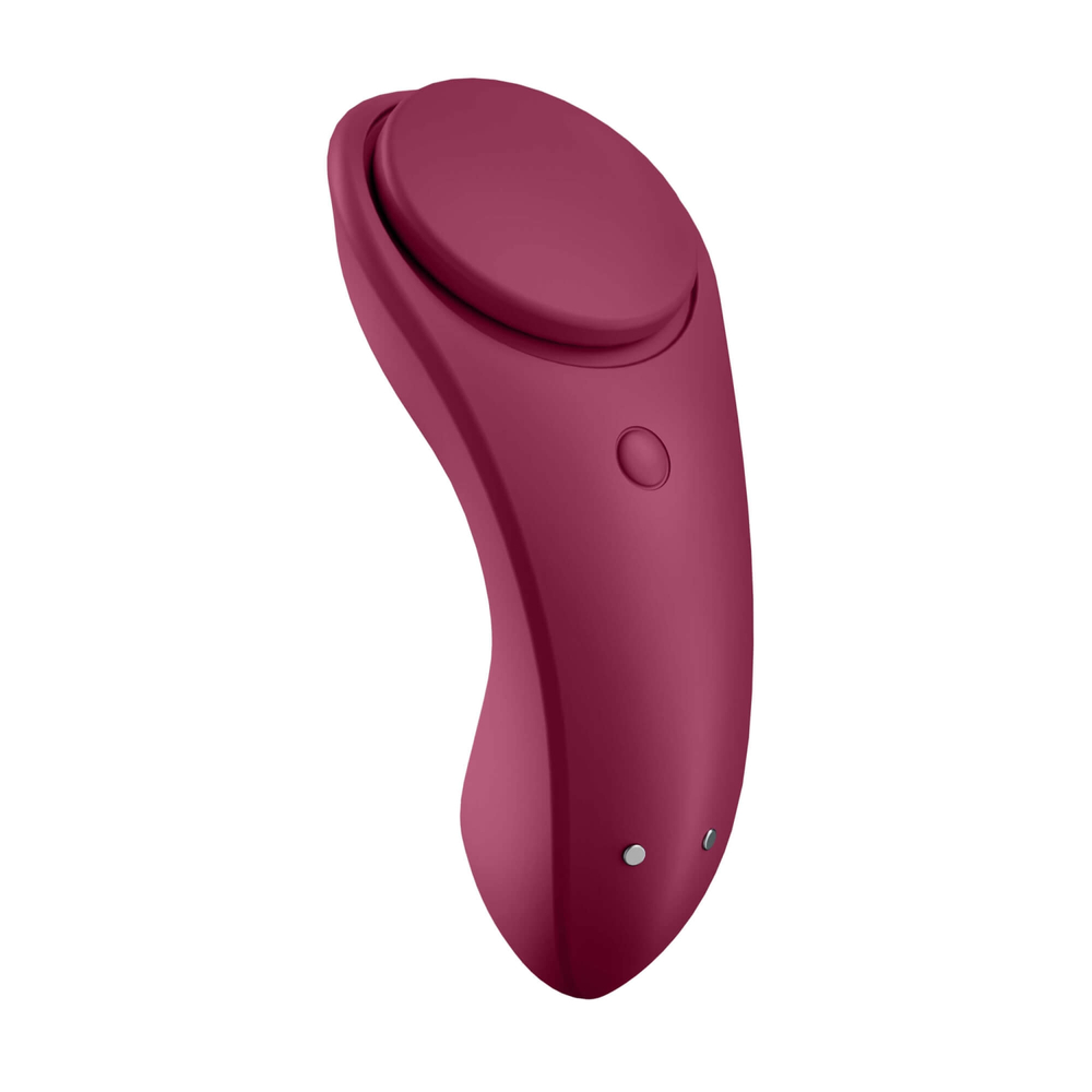 E-shop Satisfyer Sexy Secret - nabíjací, vodotesný smart vibrátor na klitoris (bordový)
