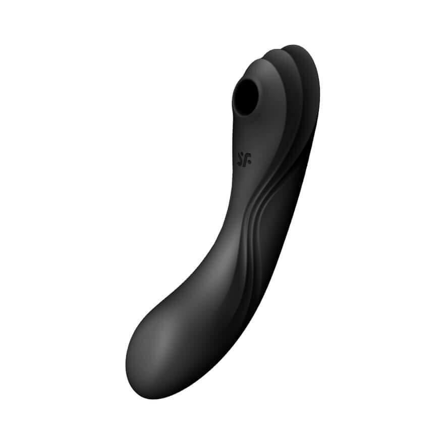 E-shop Satisfyer Curvy Trinity 4 - nabíjací vaginálny a klitorisový vibrátor (čierny)