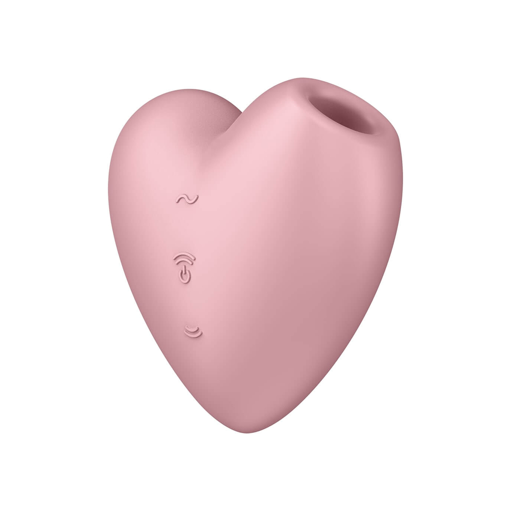 E-shop Satisfyer Cutie Heart - nabíjací stimulátor klitorisu so vzduchovou vlnou (ružový)