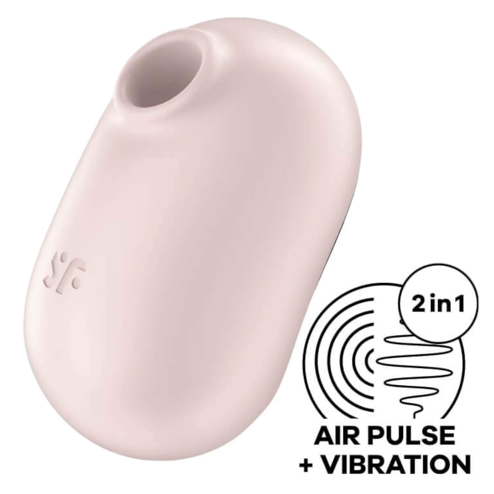 E-shop Satisfyer Pro To Go 2 - dobíjací, vzduchový vibrátor na klitoris (béžový)