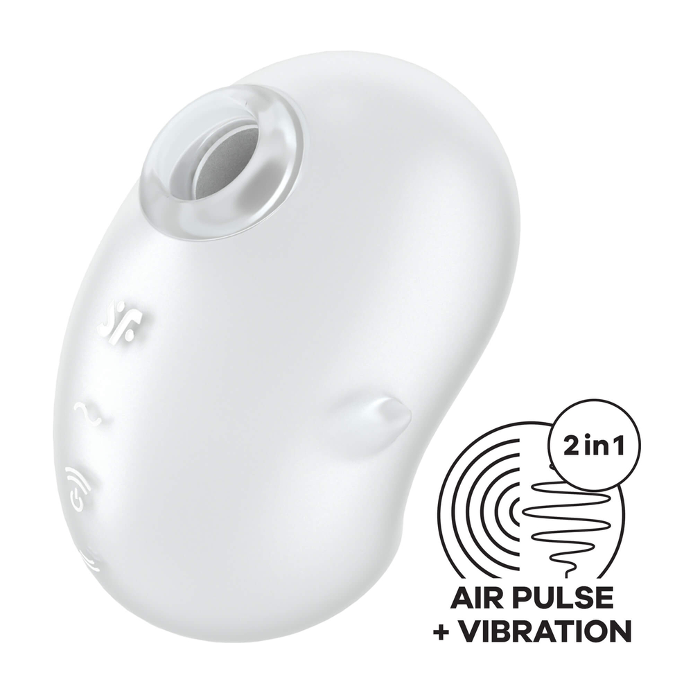 E-shop Satisfyer Cutie Ghost - bezdrôtový stimulátor klitorisu so vzduchovou vlnou (biely)