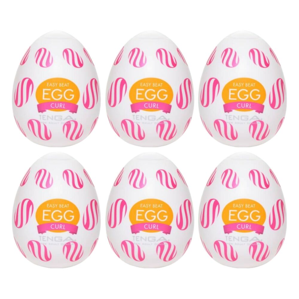 E-shop TENGA Egg Curl - masturbačné vajíčko (6ks)