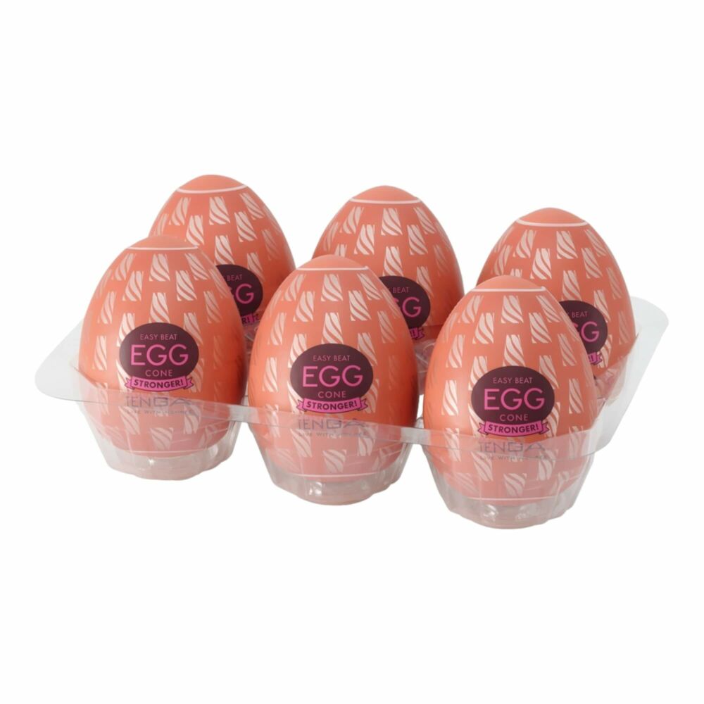 E-shop TENGA Egg Cone Stronger - masturbačné vajíčko (6ks)