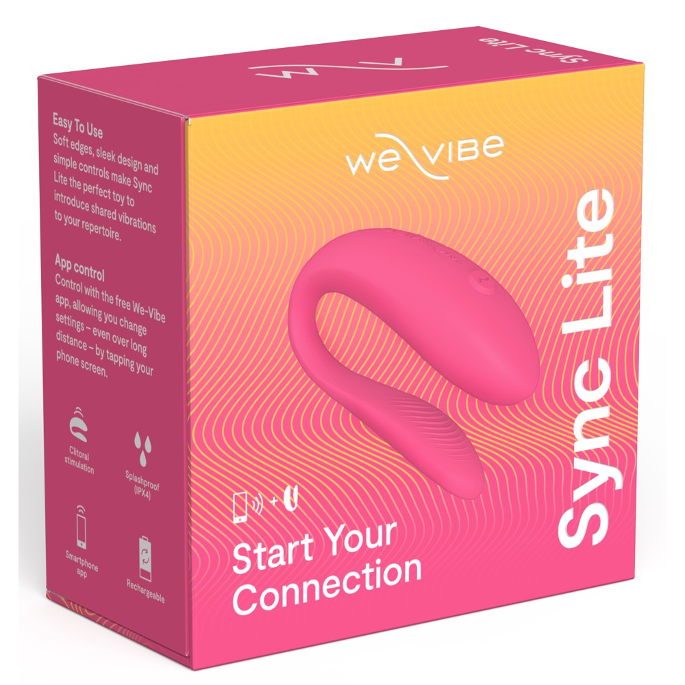 E-shop We-Vibe Sync Lite - inteligentný, nabíjací párový vibrátor (ružový)