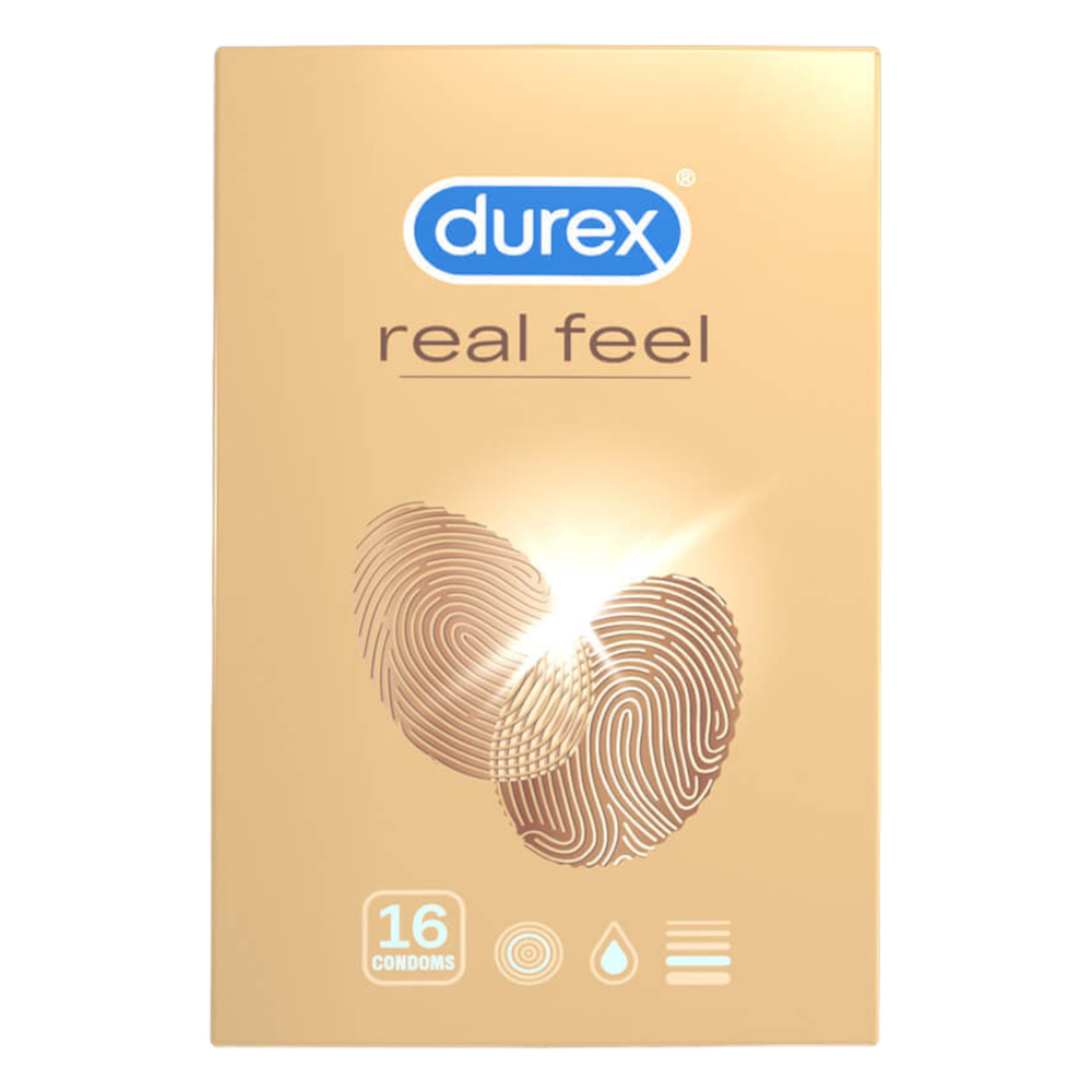 E-shop Durex Real Feel - bezlatexové kondómy (16ks)