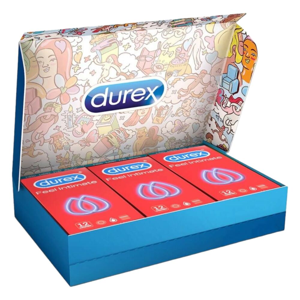E-shop Durex Feel Intimate - balenie tenkostenných kondómov (3 x 12 ks)