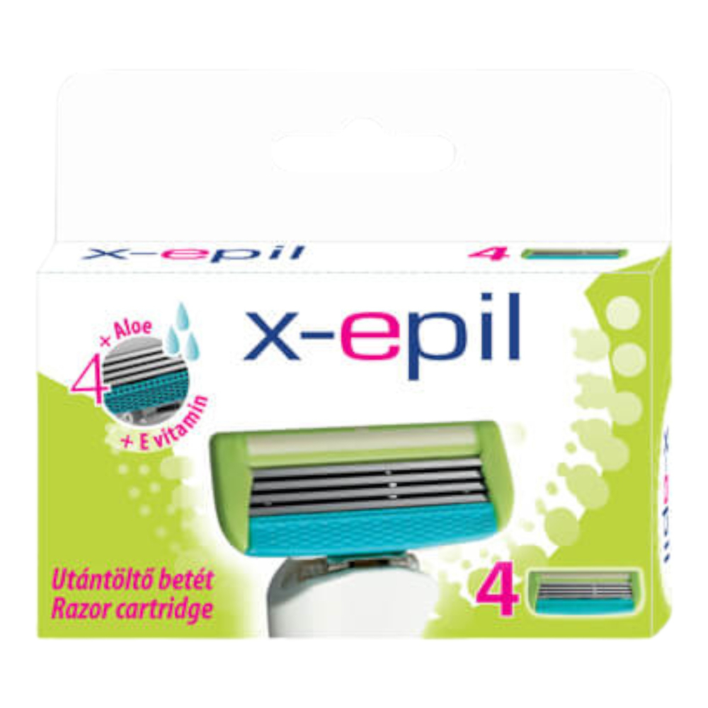 E-shop X-Epil - dámske holiace strojčeky 4 čepele (4ks)
