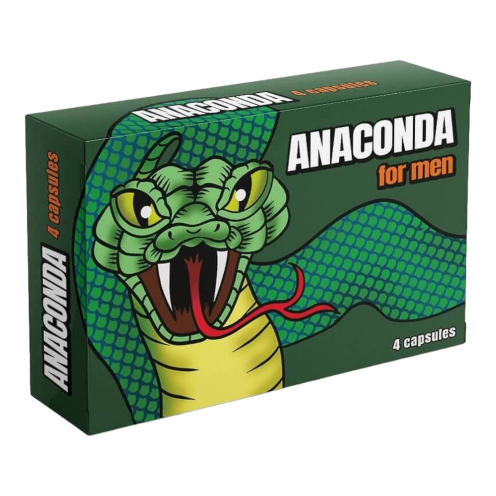 E-shop Anaconda - prírodný výživový doplnok pre mužov (4ks)