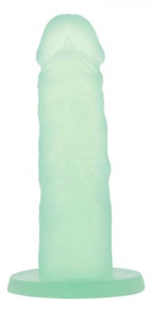 E-shop Addiction Coctails - silikonové dildo s prísavkou (zelené)