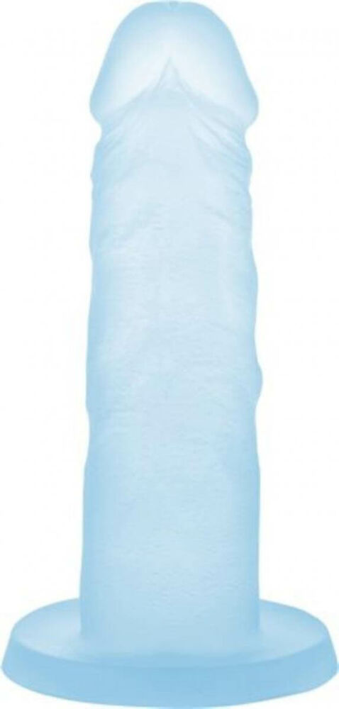 E-shop Addiction Coctails - silikonové dildo s prísavkou (modré)
