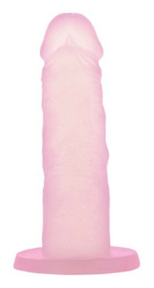 E-shop Addiction Coctails - silikonové dildo s prísavkou (ružové)