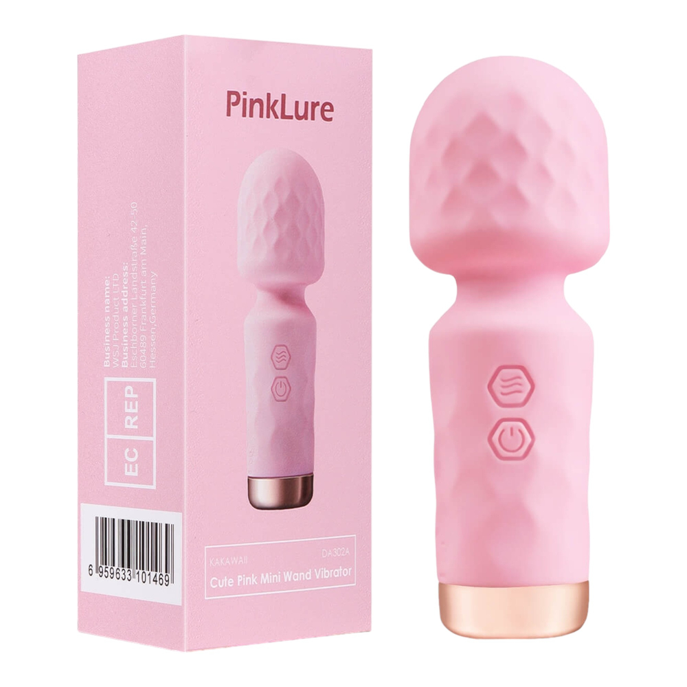 E-shop Vibeconnect - dobíjací, vodotesný mini masážny vibrátor (ružový)