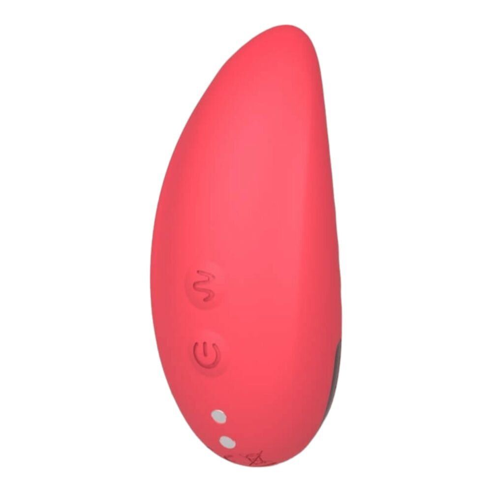 E-shop Vibeconnect - Vodotesný stimulátor klitorisu na batérie (červený)