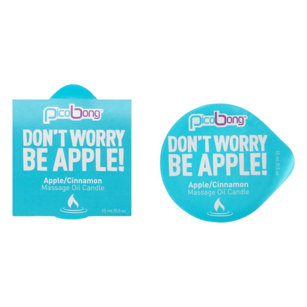 E-shop Picobong Don´t Worry Be Apple! - masážna sviečka (jablko-škorica)