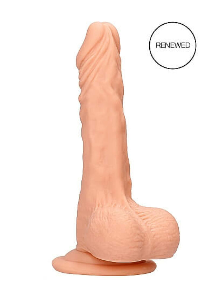E-shop RealRock Dong 8 - realistické dildo s penisom (20 cm) - prírodné