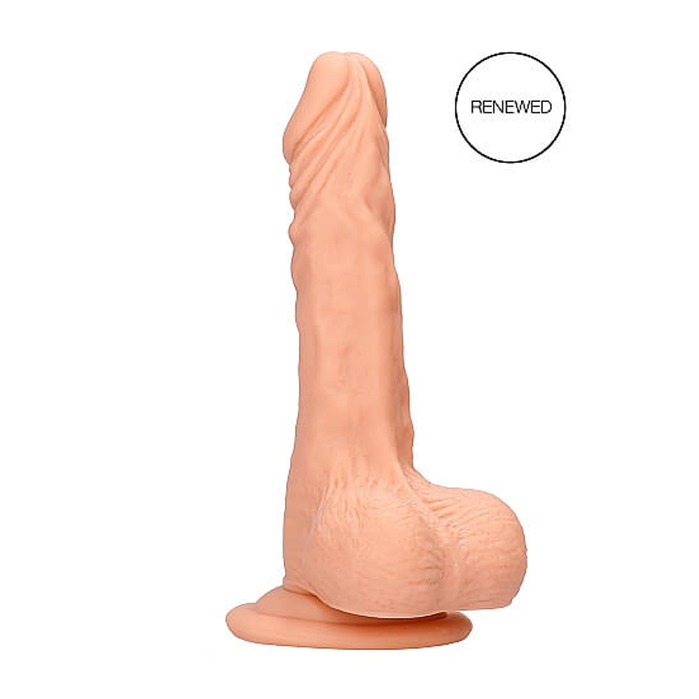 E-shop RealRock Dong 10 - realistické dildo s penisom (25 cm) - prírodné