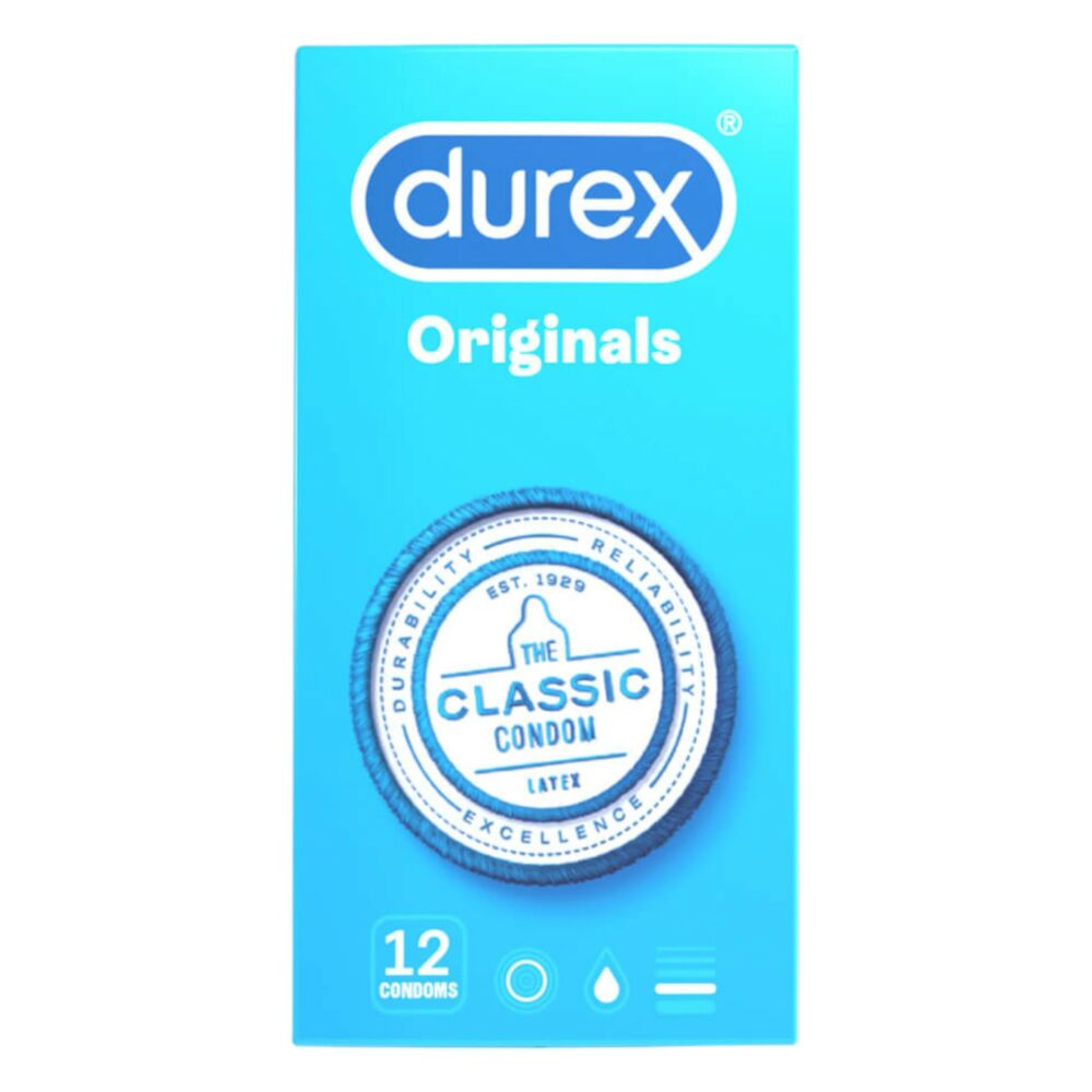 E-shop Durex klasické kondómy (12 ks)
