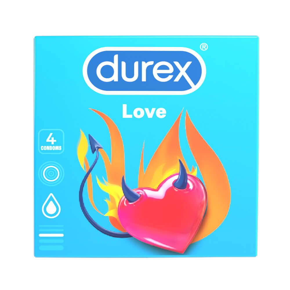 E-shop Durex kondómy Love - kondómy Easy-on (4 ks)