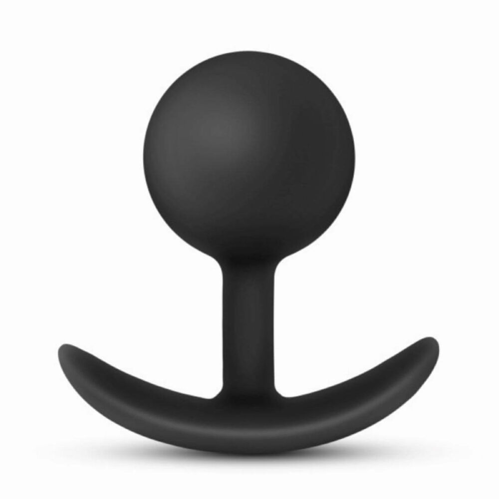 E-shop Anal Adventures Platinum Vibra Plug - análny vibrátor (čierny)