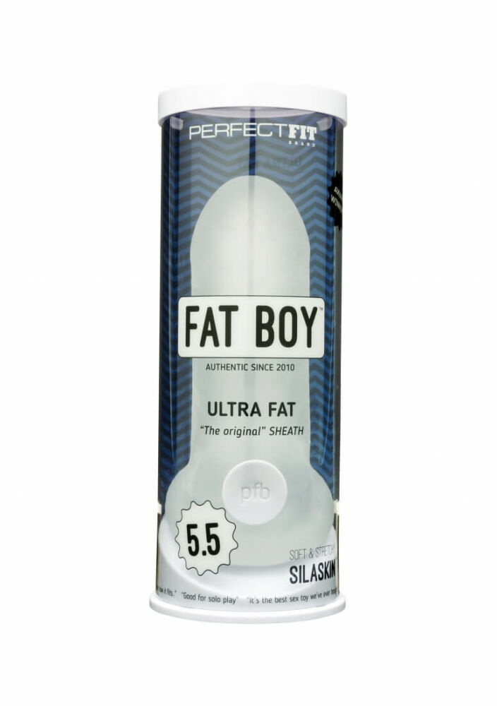 E-shop Fat Boy Original Ultra Fat - návlek na penis (15cm) - biely