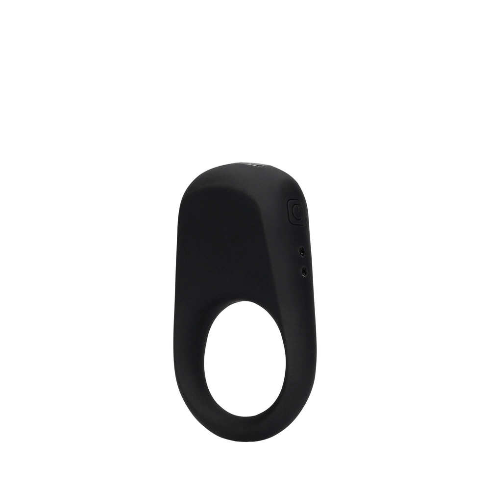 E-shop Loveline - Dobíjací vibračný krúžok na penis (čierny)