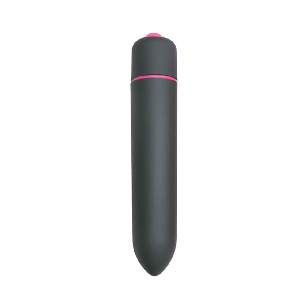 E-shop Easytoys Bullet - vodotesný tyčový vibrátor (čierny)