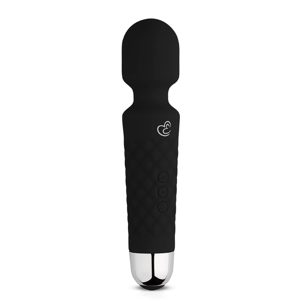 E-shop EasyToys Mini Wand - dobíjací vibračný masážny prístroj (čierny)
