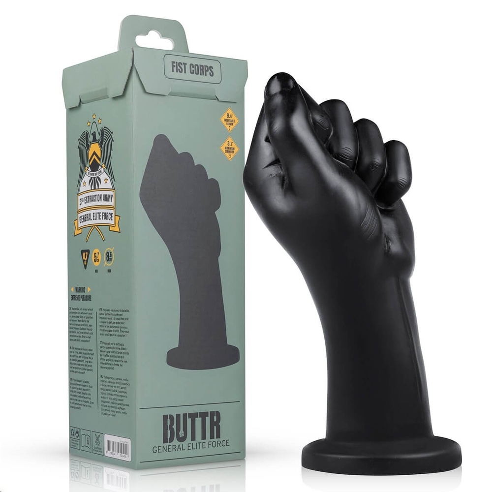 E-shop BUTTR Fist Corps - päsťové dildo (čierne)