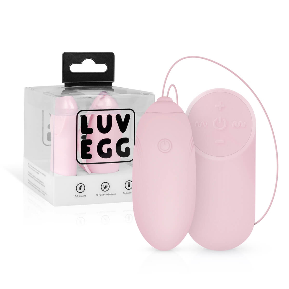 E-shop LUV EGG - nabíjacie vibračné vajíčko na diaľkové ovládanie (ružové)