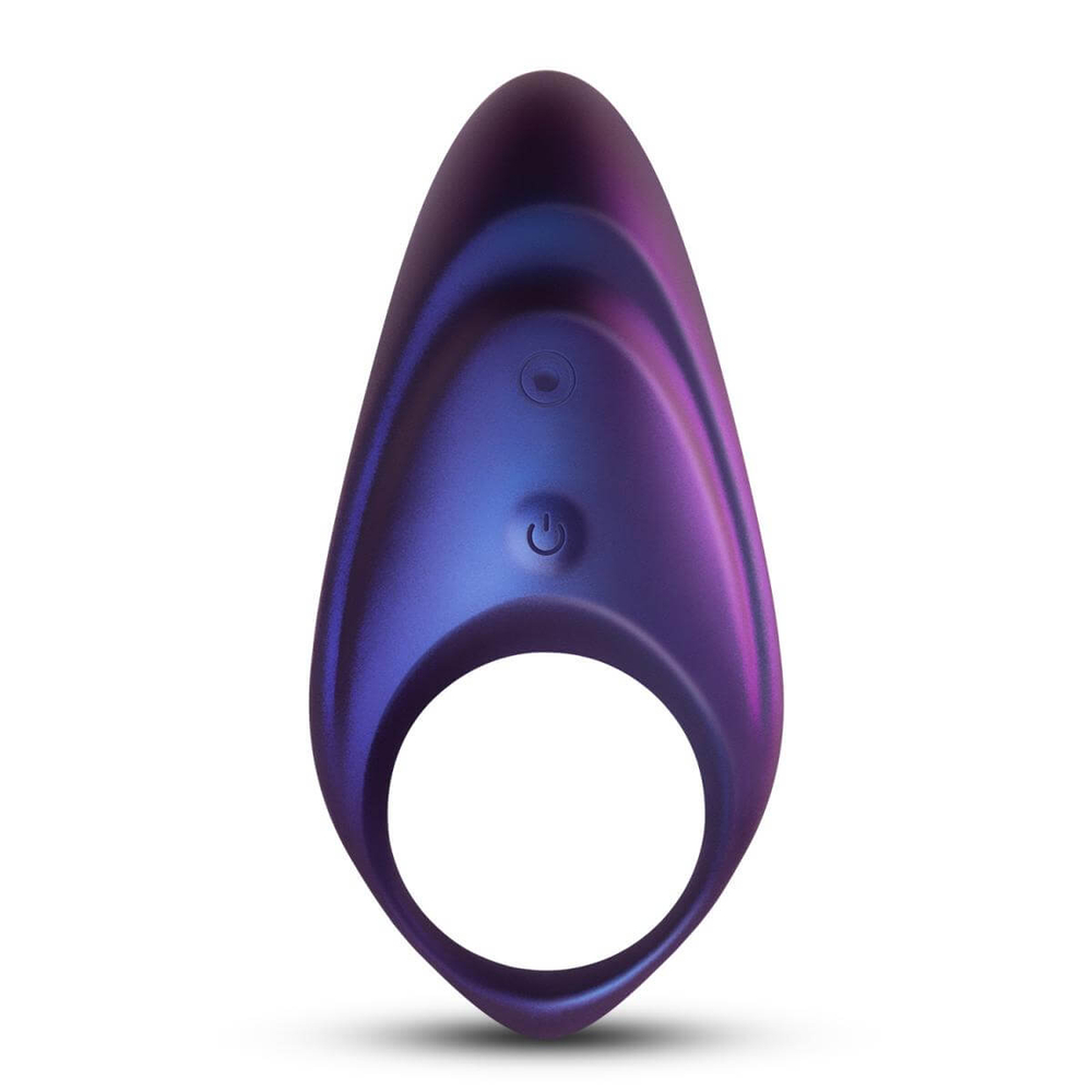 E-shop Hueman Neptune - dobíjací, vodotesný, rádiový vibračný krúžok na penis (fialový)