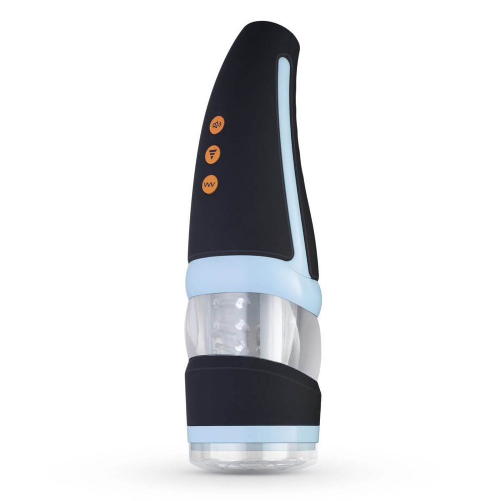 E-shop CRUIZR CP02 - dobíjací rotačný vibračný masturbátor (čierno-modrý)