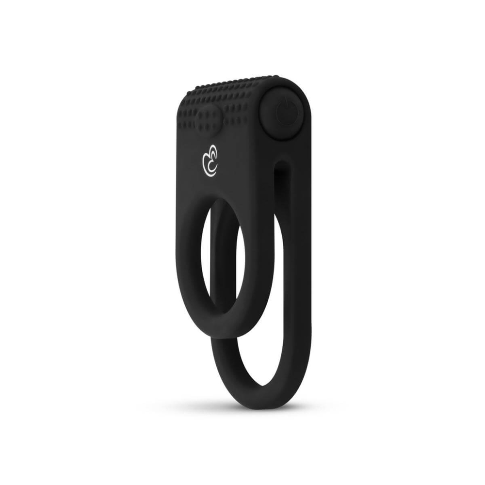 E-shop Easytoys Admire Ring - vibračný krúžok na penis a semenníky (čierny)