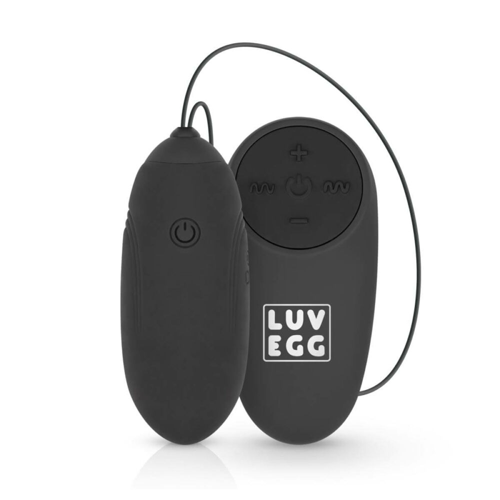 E-shop LUV EGG - dobíjacie vibračné vajíčko (čierne)