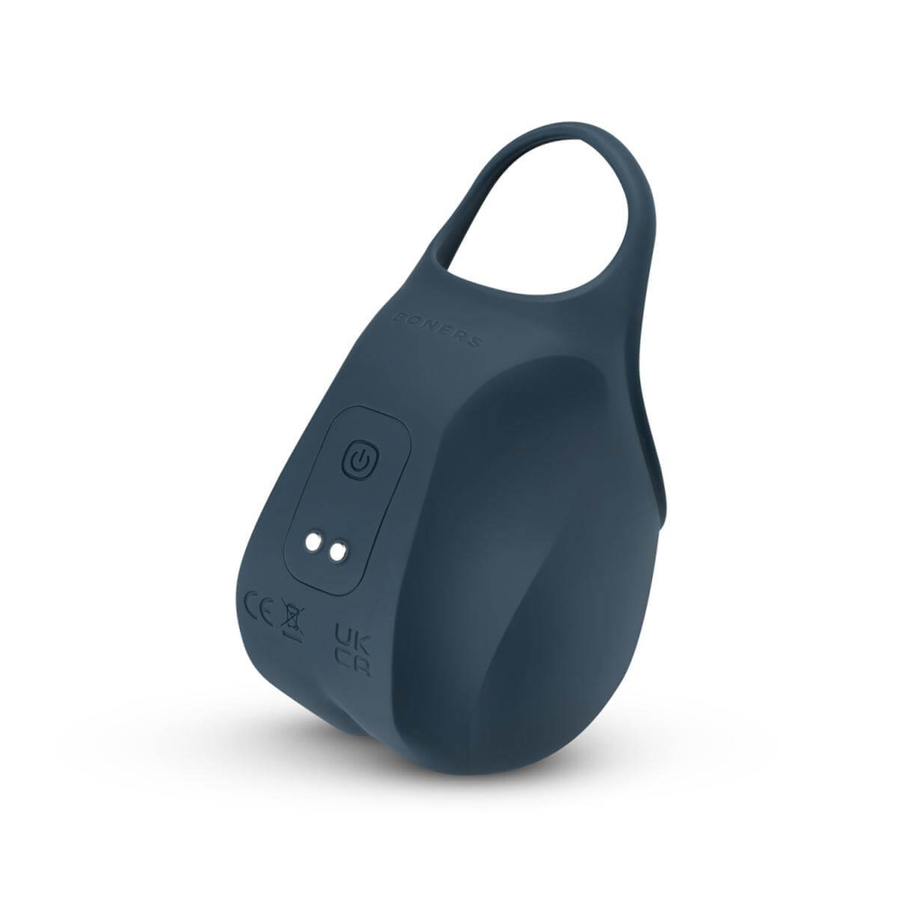E-shop Boners - batériový stimulátor semenníkov (modrý)