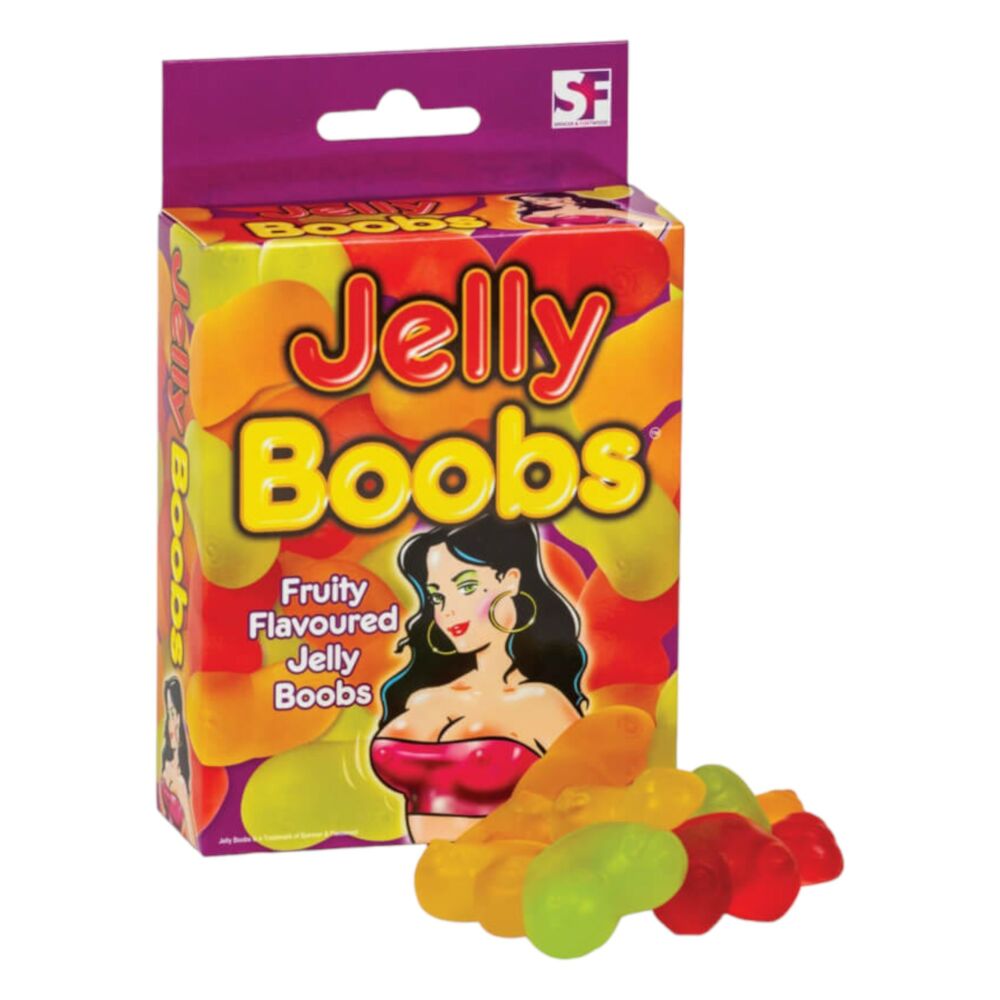 E-shop Jelly Boobs - gumené cukríky v tvare pŕs s ovocnou príchuťou (120g)