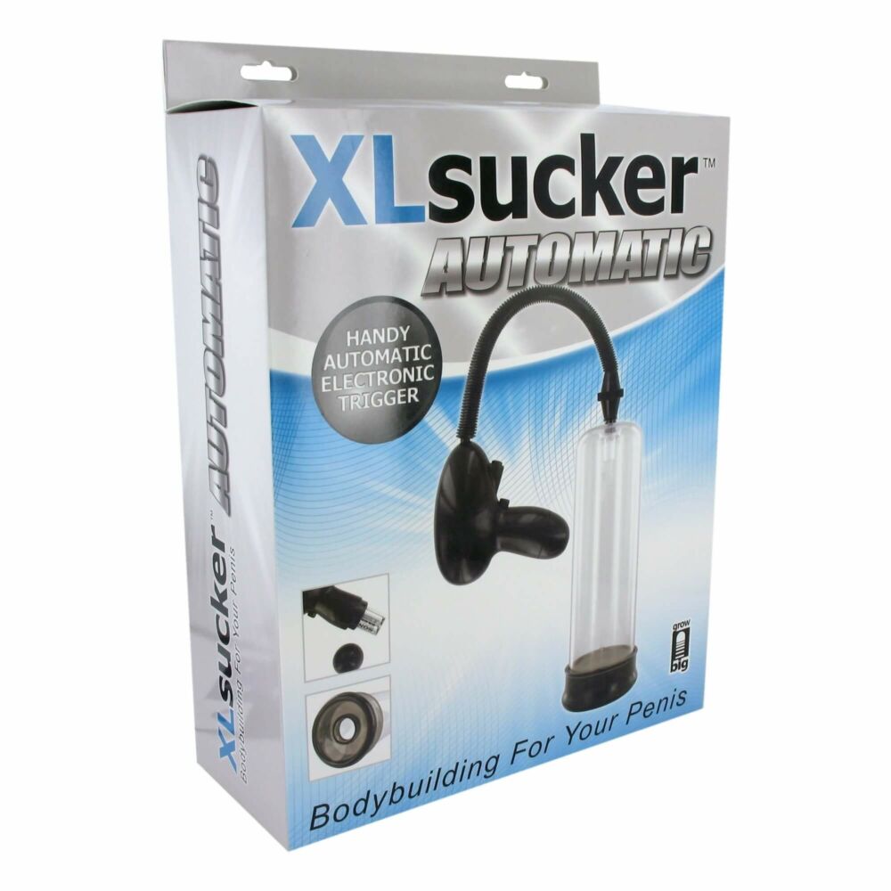 E-shop XLSUCKER - automatická pumpa na potenciu a penis (priesvitná)