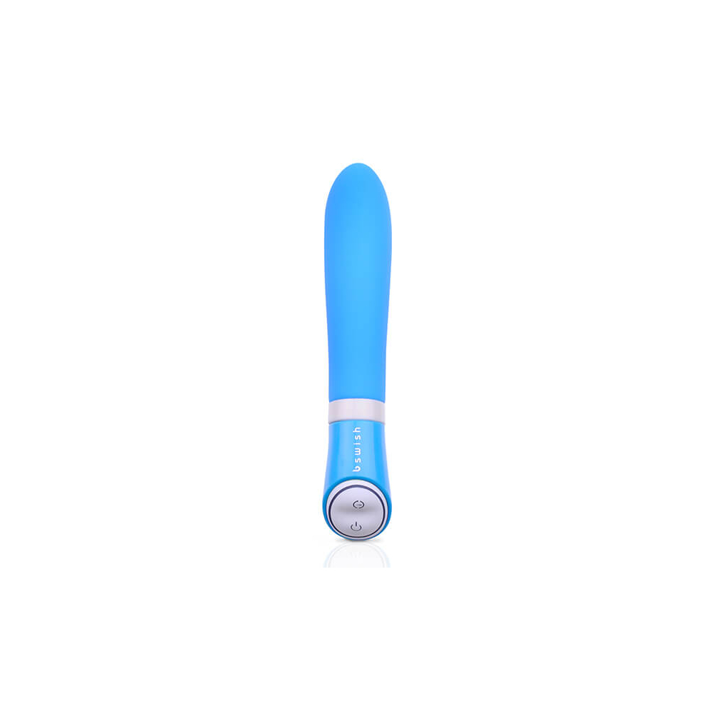 B SWISH Bgood Deluxe - silikónový tyčový vibrátor (modrý)