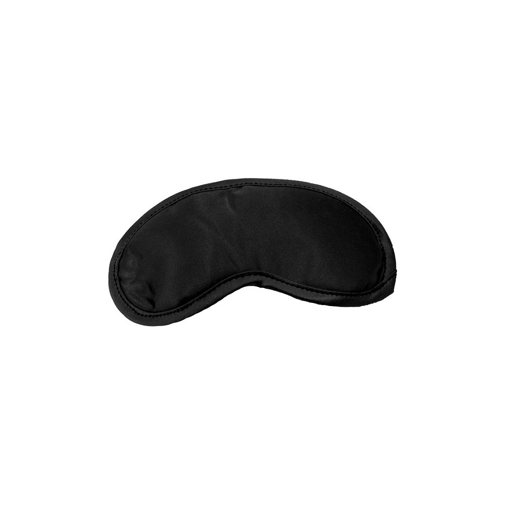 E-shop S&M Satin Black Blinfold - saténová maska na oči (čierna)