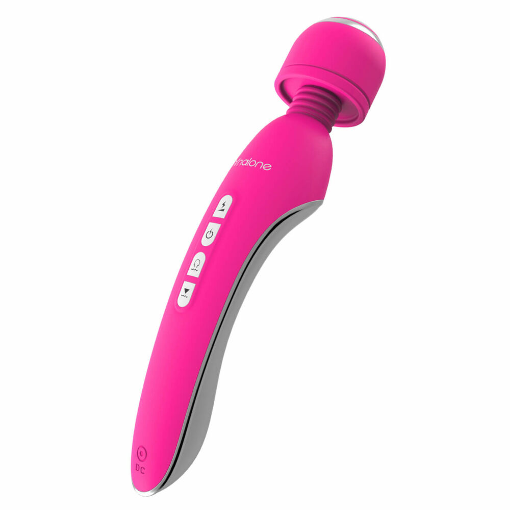 E-shop Nalone - nabíjateľný elektrostimulačný masážny vibrátor (pink)