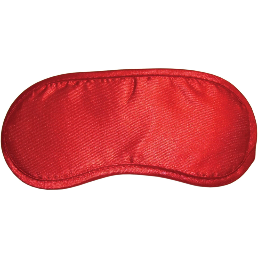 E-shop S&M Satin Red Blindfold - saténová maska na oči (červená)