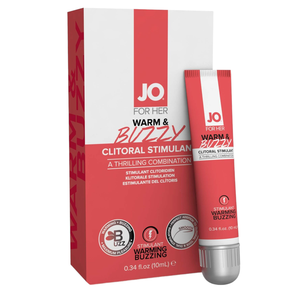 E-shop JO WARM & BUZZY - stimulačný gél pre ženy na klitoris (10ml)