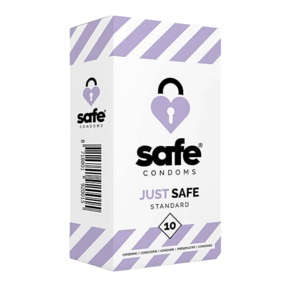 E-shop SAFE Just Safe - štandardné kondómy vanilkové (10ks)