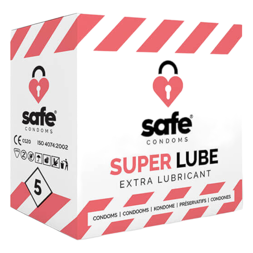 E-shop SAFE Super Lube - extra klzké kondómy (5 ks)