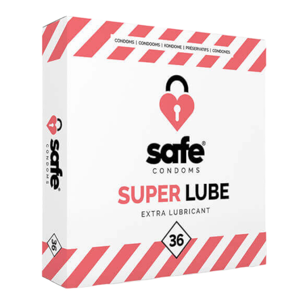 E-shop SAFE Super Lube - extra klzké kondómy (36 ks)