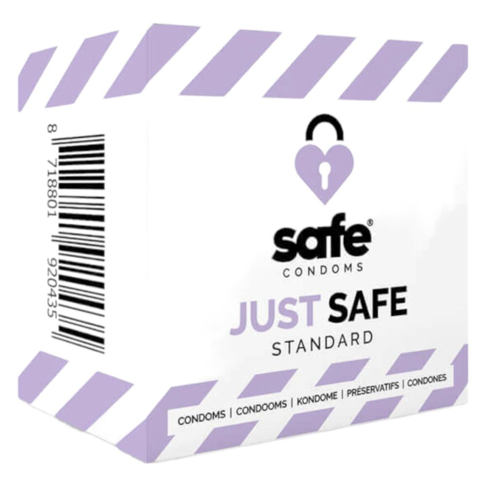 E-shop SAFE Just Safe - štandardné kondómy vanilkové (5ks)