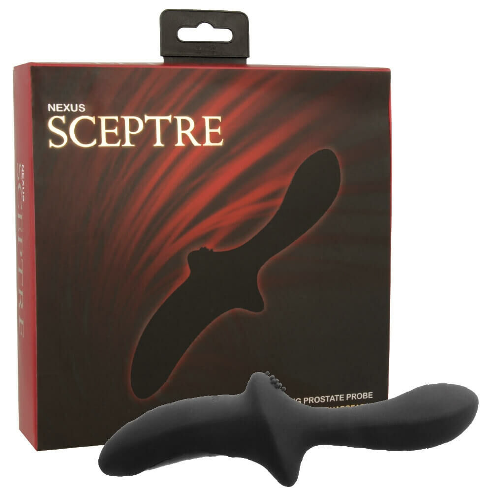 E-shop Nexus Sceptre - silikónový vibrátor na masáž prostaty (čierny)